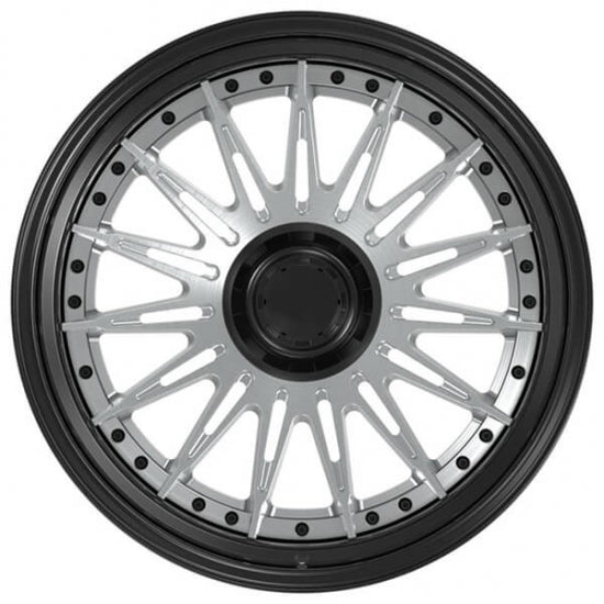 Black and white two piece forged alloys for mercedes