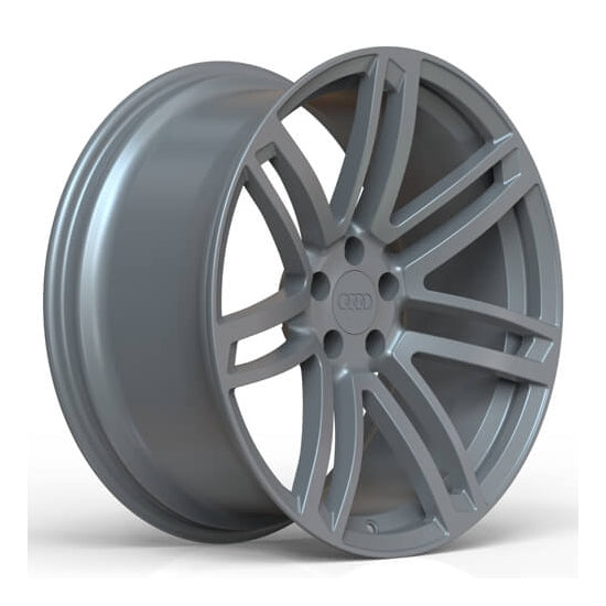 Grey 7 twin spoke forged wheels