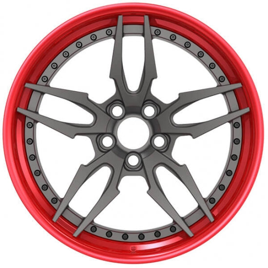 Forged two piece alloys for audi