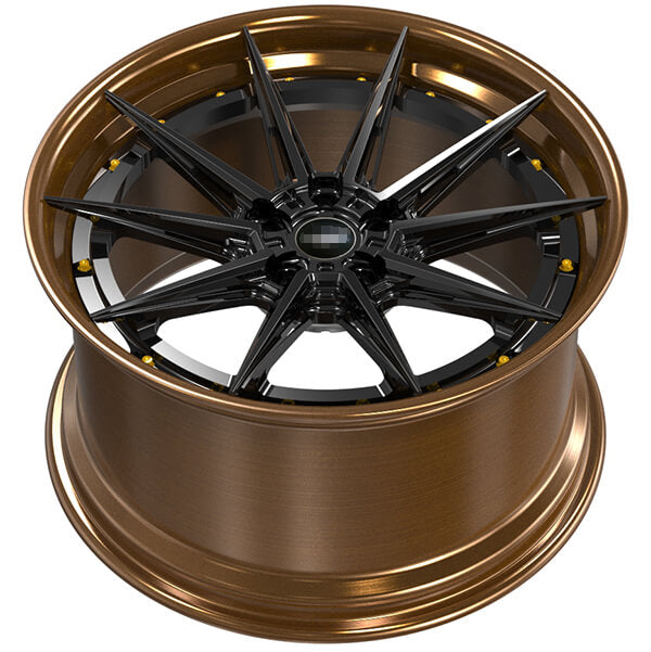 Two piece 10 spoke concave forged alloys for aston martin