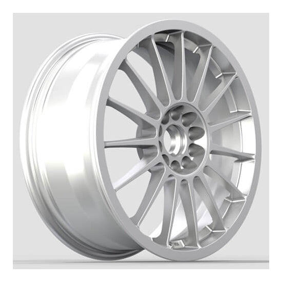 Multi spoke custom offset alloys for vw