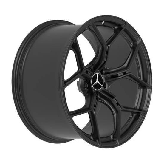 Custom offset forged alloys for mercedes
