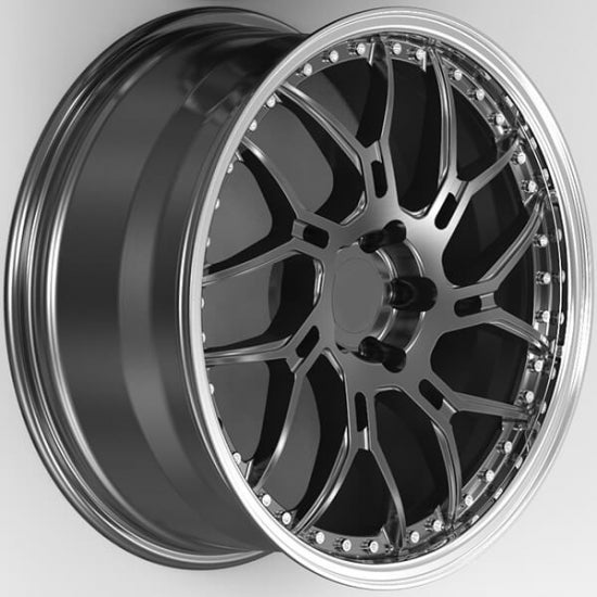 Two piece 7V forged alloys for range rover