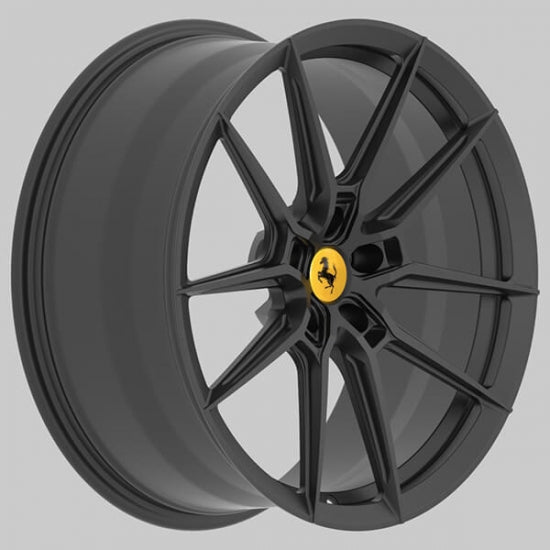Custom made performance alloys for ferrari