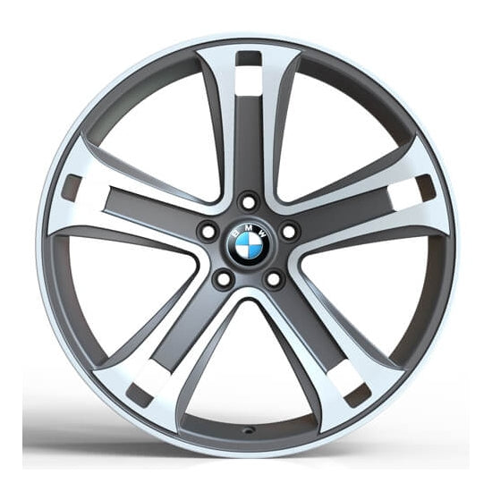 Modern 5 spoke alloys for bmw