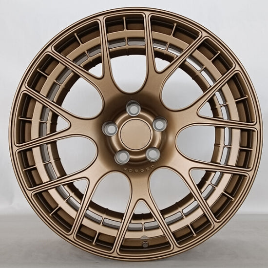 Bronze multi spoke alloys for tesla