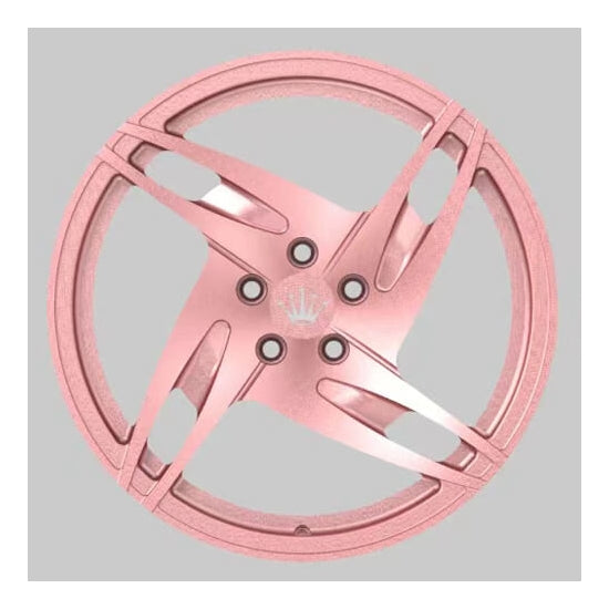 Pink 4 double spoke alloys for smart