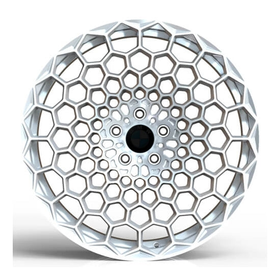 Polished concave multi spoke wheels for bmw