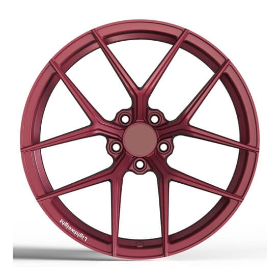 Purple 5V forged wheels for subaru
