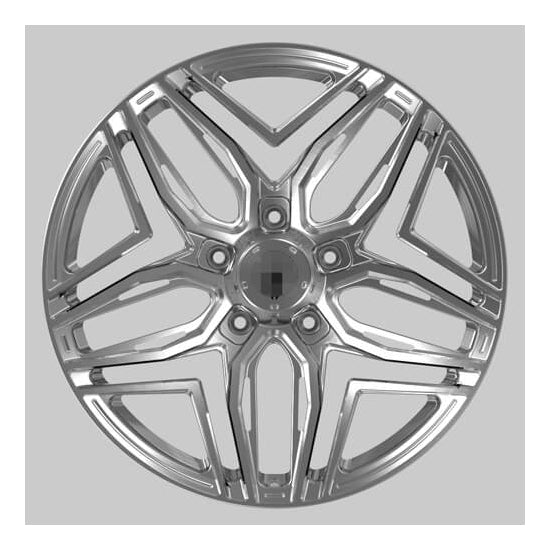 Brushed modern forged star for mb