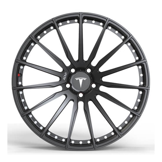 Forged multi spoke wheels for tesla