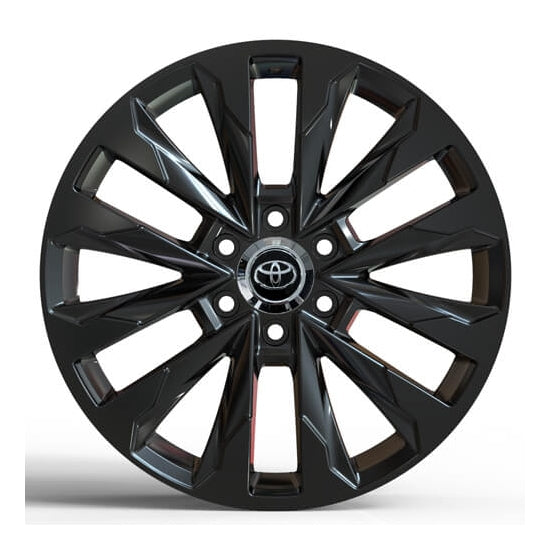 Modern multi spoke forged alloys for toyota