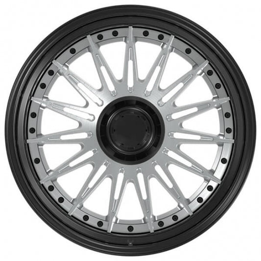 Black and white two piece forged alloys for mercedes