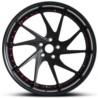 Audi deep dish custom made wheels JV0469