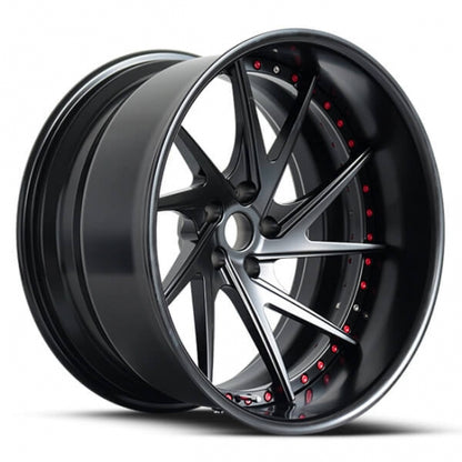 Audi deep dish custom made wheels JV0469