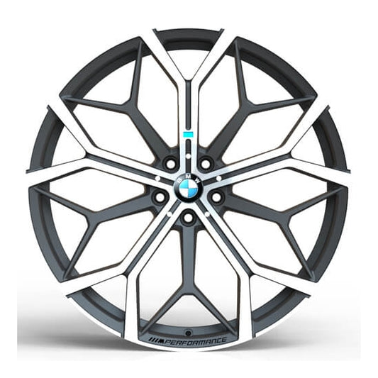 Modern polished forged alloys for bmw