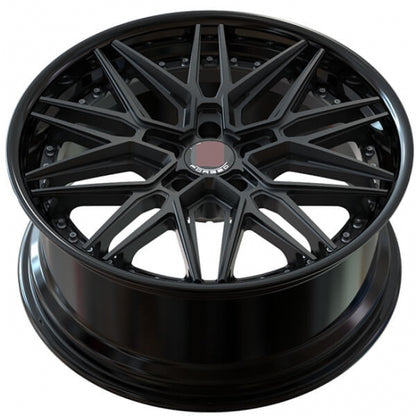 Two piece forged alloys for porsche