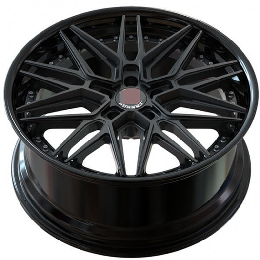 Two piece forged alloys for porsche