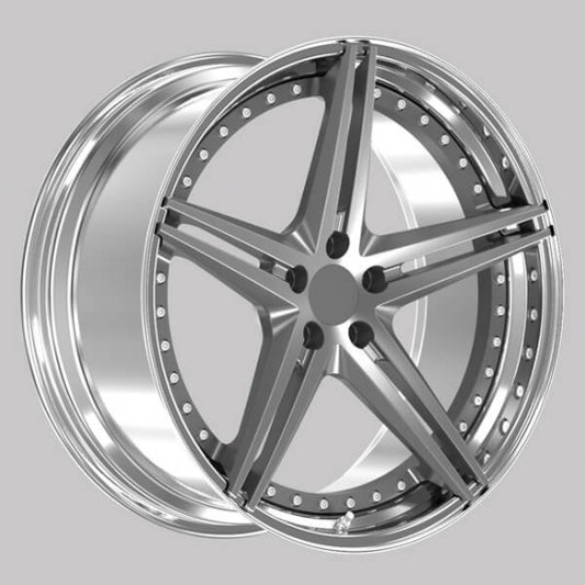 Twin star forged alloys for audi suv