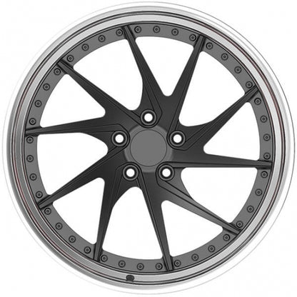 Two piece  deep chrome dish forged alloys for wv suv