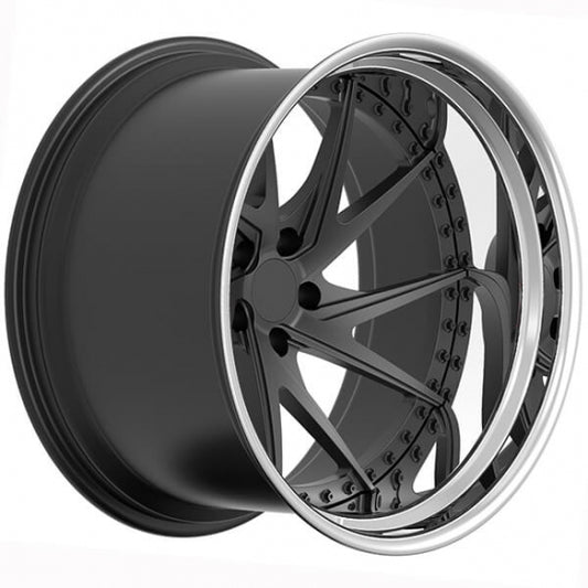 Two piece  deep chrome dish forged alloys for wv suv