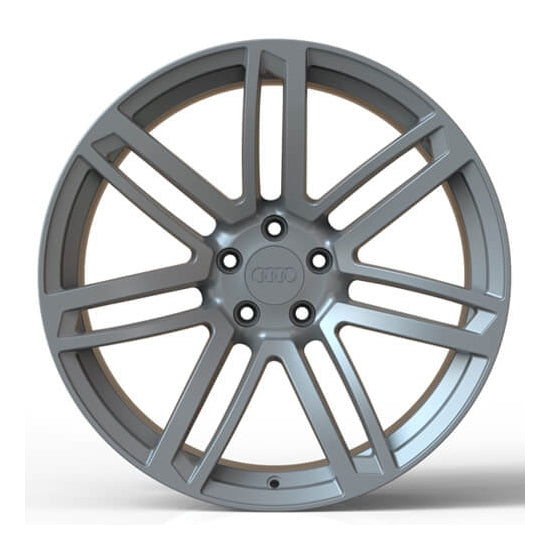 Grey 7 twin spoke forged wheels