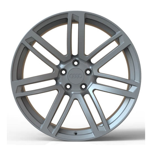 Grey 7 twin spoke forged wheels