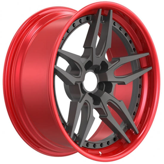 Forged two piece alloys for audi