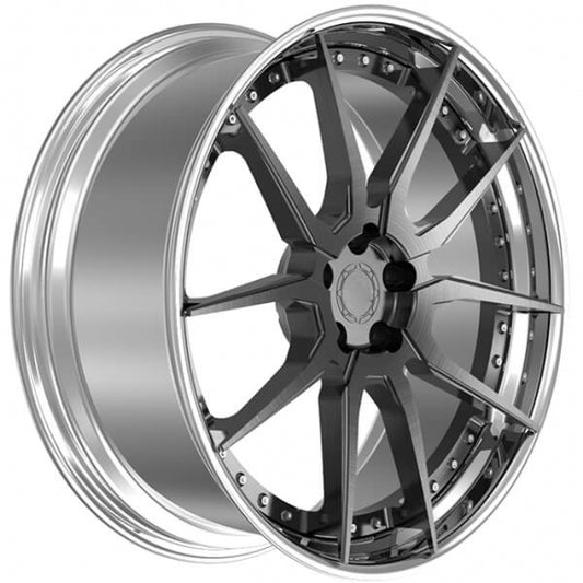Chrome dish forged wheels for kia