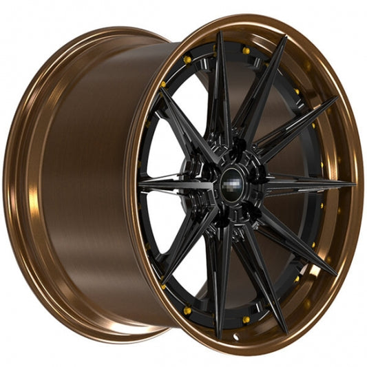 Two piece 10 spoke concave forged alloys for aston martin