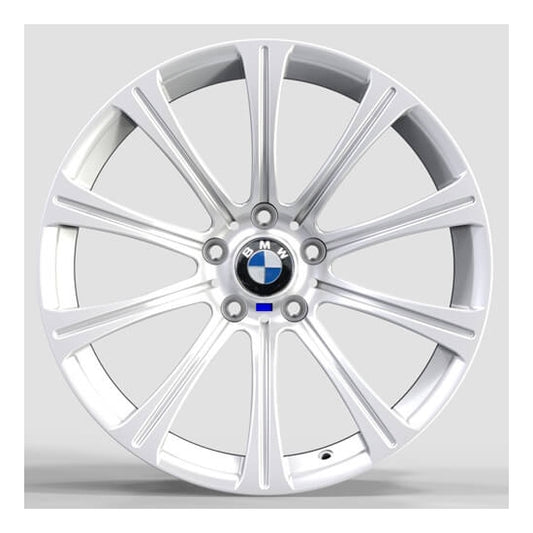 Silver concave alloys for bmw