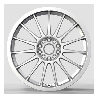 Multi spoke custom offset alloys for vw