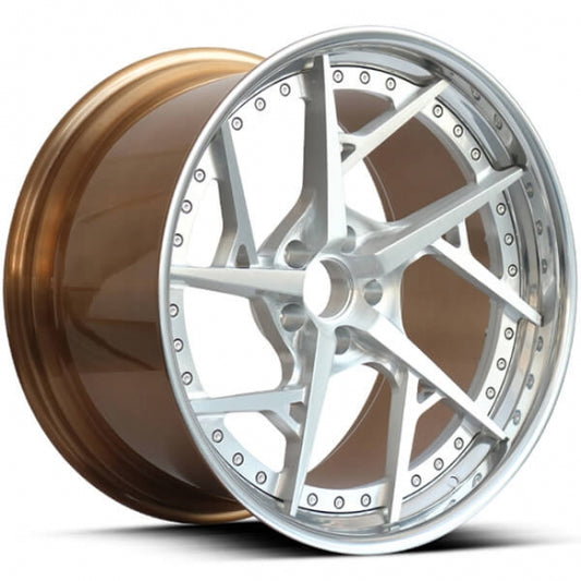 Modern two piece forged alloys for porsche