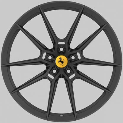 Custom made performance alloys for ferrari
