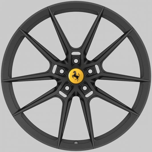 Custom made performance alloys for ferrari