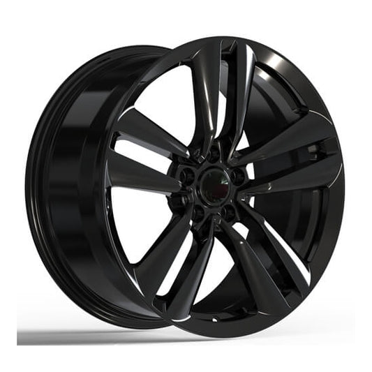 5 twin spoke custom offset alloys for bmw and