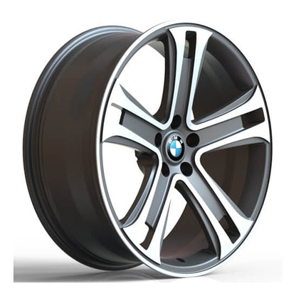 Modern 5 spoke alloys for bmw