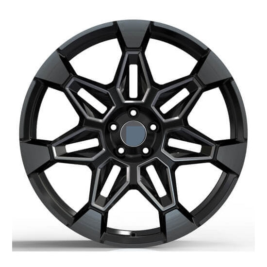 black forged alloys for nissan
