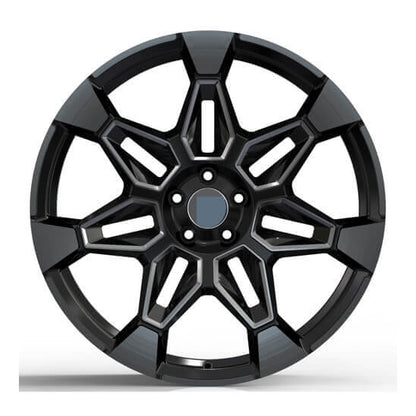 black forged alloys for nissan
