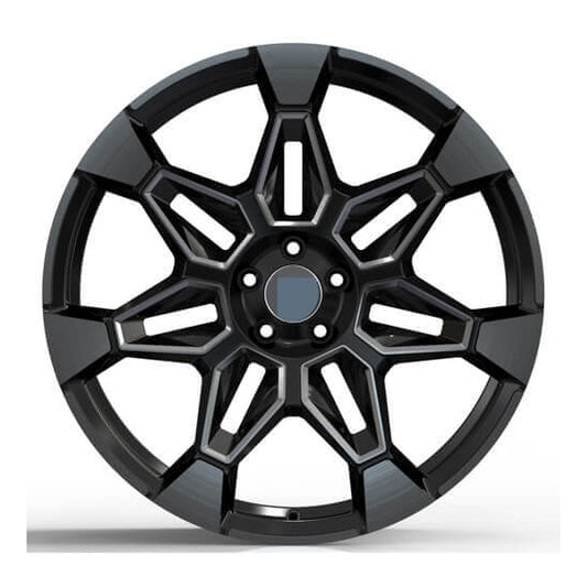 black forged alloys for nissan