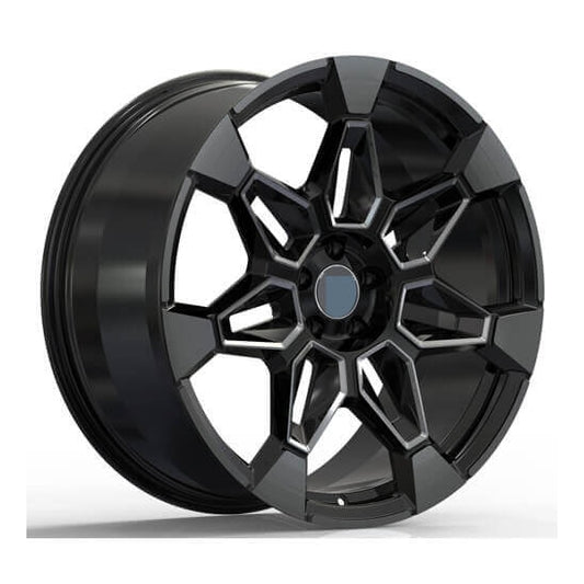 black forged alloys for nissan