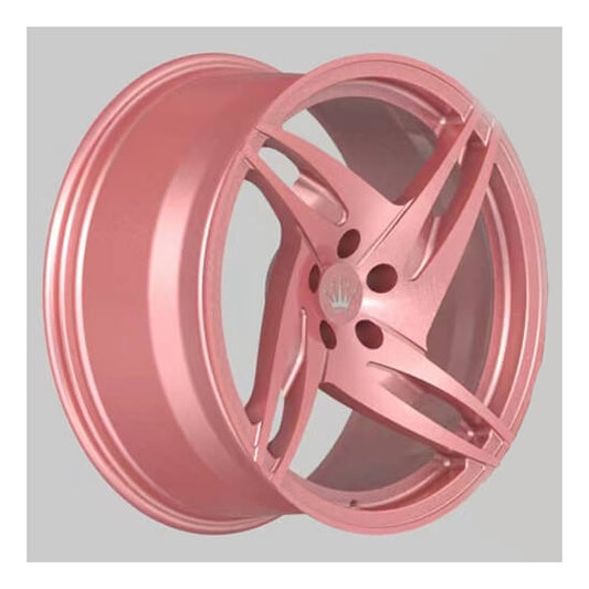 Pink 4 double spoke alloys for smart