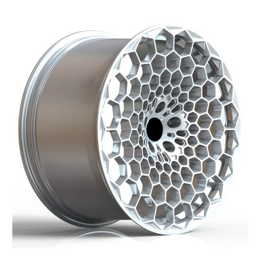 Polished concave multi spoke wheels for bmw