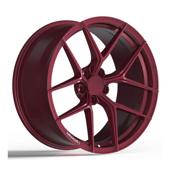Purple 5V forged wheels for subaru
