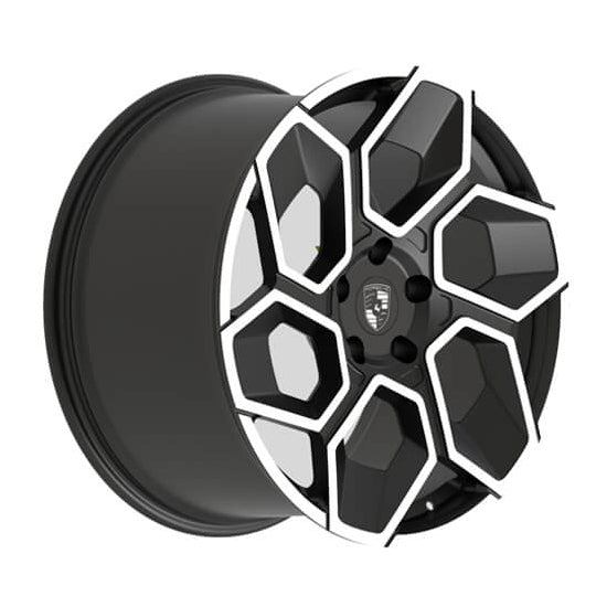 Black modern alloys for porsche