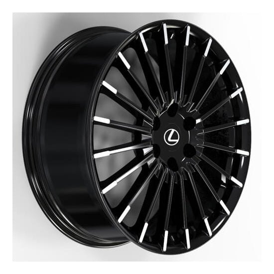 Classic multi spoke alloys for lexus