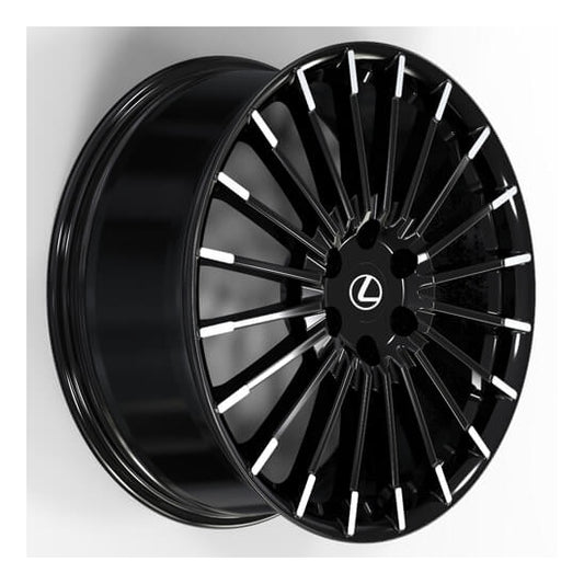 Classic multi spoke alloys for lexus