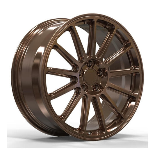 Dark bronze multi spoke alloys for subaru